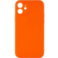 Силіконовий чохол Candy Full Camera для Apple iPhone 12 (6.1") Помаранчевий / Orange