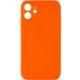 Силіконовий чохол Candy Full Camera для Apple iPhone 12 (6.1") Помаранчевий / Orange