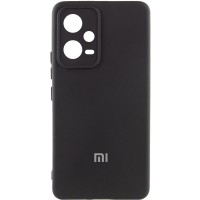Чохол Silicone Cover Lakshmi Full Camera (AA) with logo для Xiaomi Poco X5 5G / Note 12 5G Чорний / Black