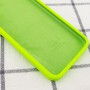 Чохол Silicone Case Square Full Camera Protective (AA) для Apple iPhone XR (6.1") Салатовий / Neon green