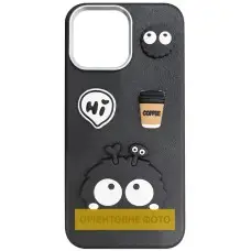 Чохол TPU Leather Toys для Apple iPhone 17 (6.3") Monster / Black