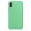 Чохол Silicone Case without Logo (AA) для Apple iPhone XS Max (6.5") Зелений / Spearmint