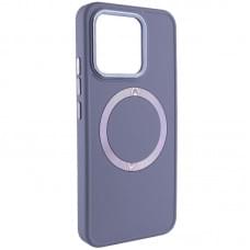 TPU чохол Bonbon Metal Style with MagSafe для Xiaomi 14 Pro Сірий / Lavender