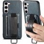 Шкіряний чохол Wallet case and straps для Samsung Galaxy A54 5G Синій / Blue