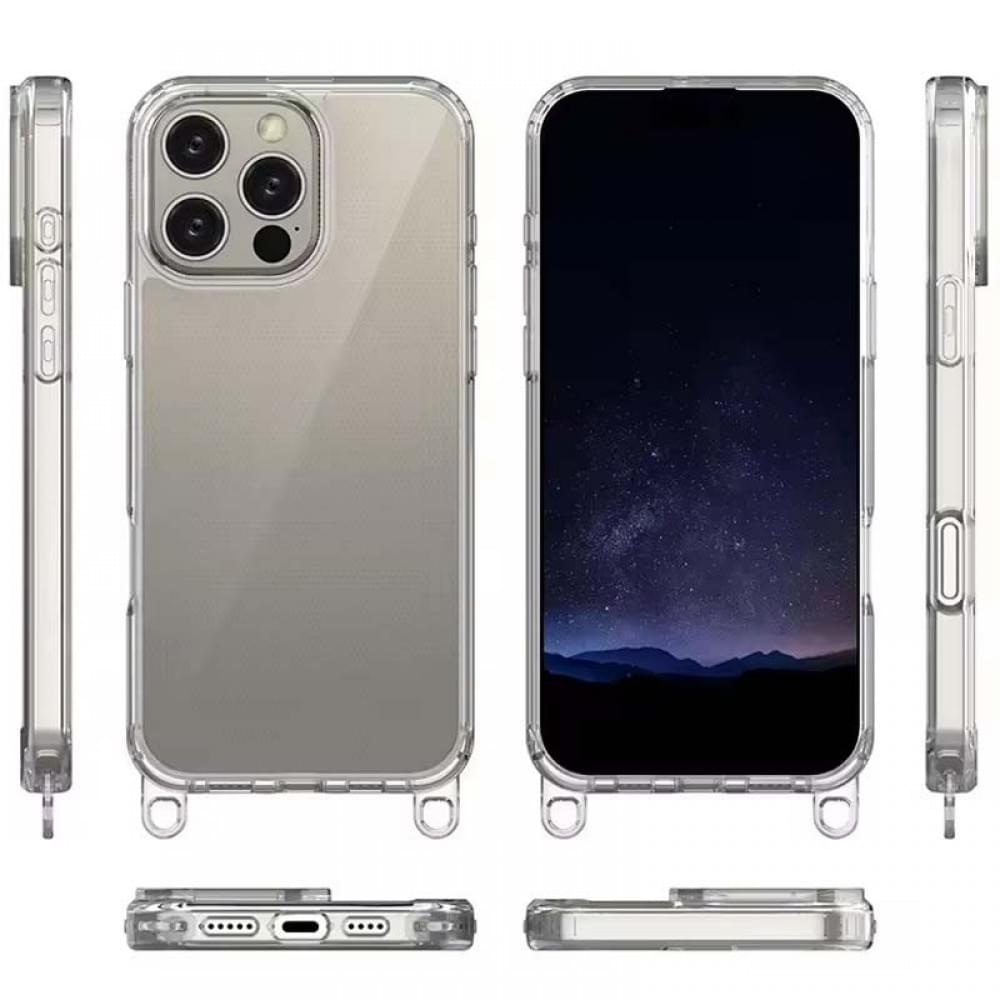 Чехол TPU Transparent with Straps для Apple iPhone 14 Pro (6.1")