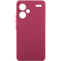 Чохол Silicone Cover Lakshmi Full Camera (A) для Xiaomi Redmi Note 13 Pro+ Бордовий / Marsala