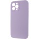 Чохол Silicone Case Full Camera Protective (AA) NO LOGO для Apple iPhone 12 Pro Max (6.7") Бузковий / Lilac