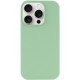 Чохол Silicone Case Full Protective (AA) NO LOGO для Apple iPhone 16 Pro Max (6.9") Зелений / Pistachio