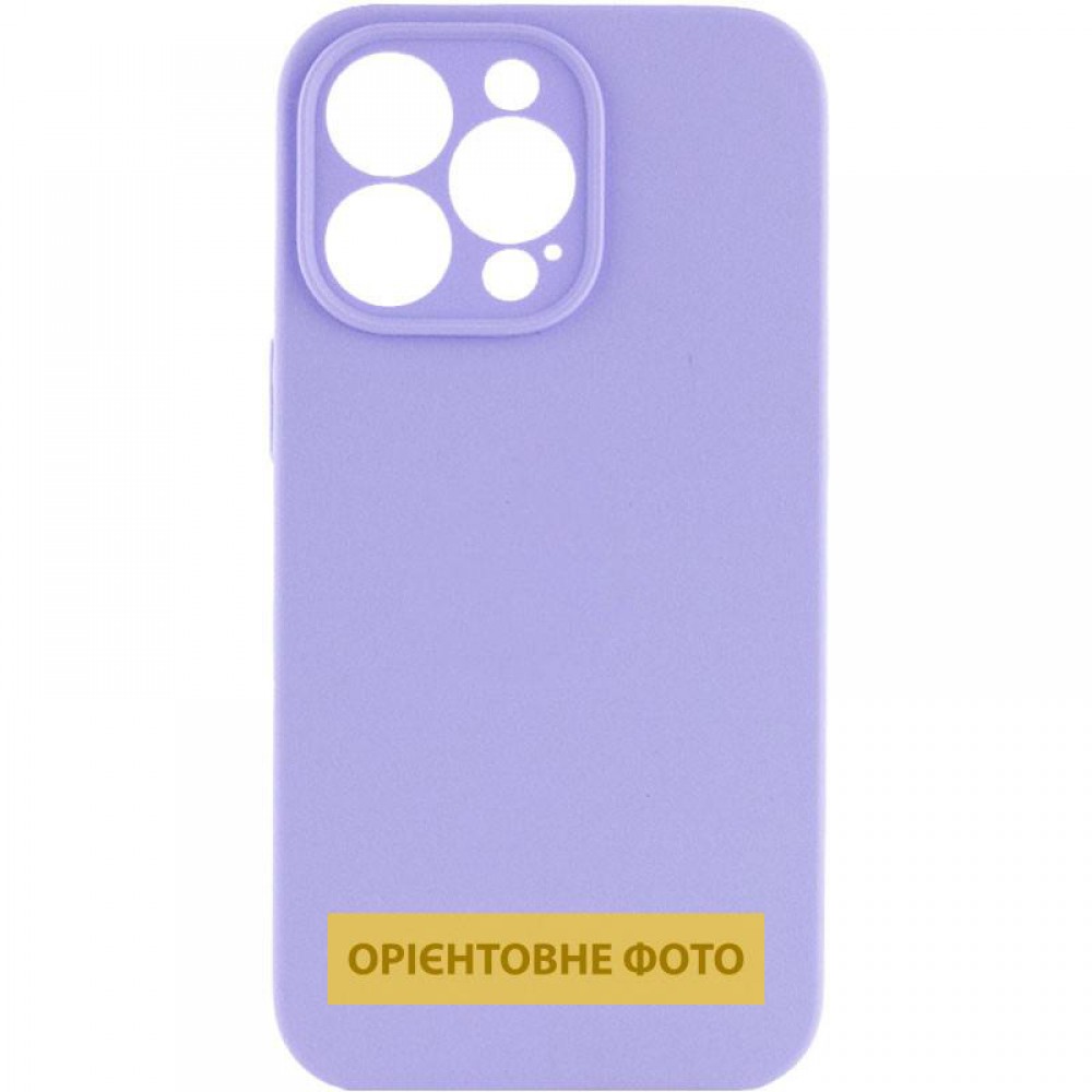 Чохол Silicone Case Full Camera Protective (AA) NO LOGO для Apple iPhone 16e (6.1") Бузковий / Dasheen