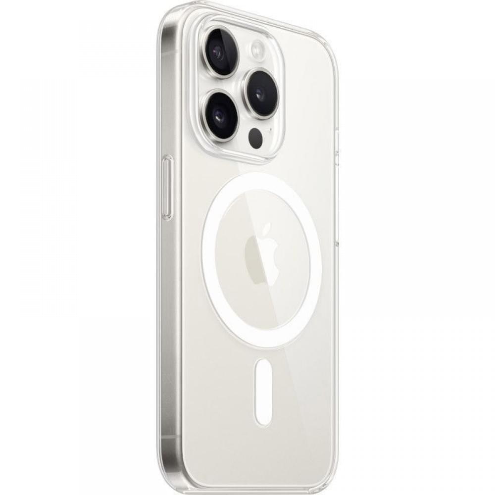 Чохол TPU Clear Case with MagSafe для Apple iPhone 15 Pro (6.1") Clear
