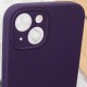 Чохол Silicone Case Full Camera Protective (AA) NO LOGO для Apple iPhone 13 (6.1") Фіолетовий / Elderberry
