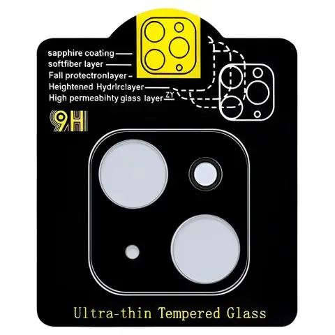 Защитное стекло на камеру Full Block (тех.пак) для Apple iPhone 13 mini (5.4") / 13 (6.1")