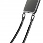 Чохол TPU Transparent with Straps для Apple iPhone 12 Pro / 12 (6.1") Black