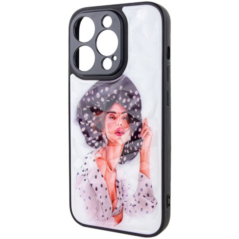 TPU+PC чохол Prisma Ladies для Apple iPhone 14 Pro Max (6.7") Girl in a hat