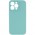 Чохол Silicone Case Full Camera Protective (AA) NO LOGO для Apple iPhone 14 Pro Max (6.7") Бірюзовий / Marine Green