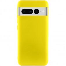 Чохол TPU GETMAN Liquid Silk для Google Pixel 7 Pro Жовтий / Flash