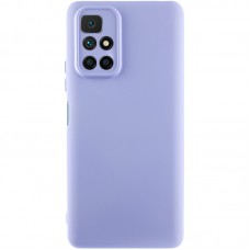 Чохол Silicone Cover Lakshmi Full Camera (AA) для Xiaomi Redmi 10 Бузковий / Dasheen
