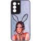 TPU+PC чохол Prisma Ladies для Samsung Galaxy S22+ Rabbit