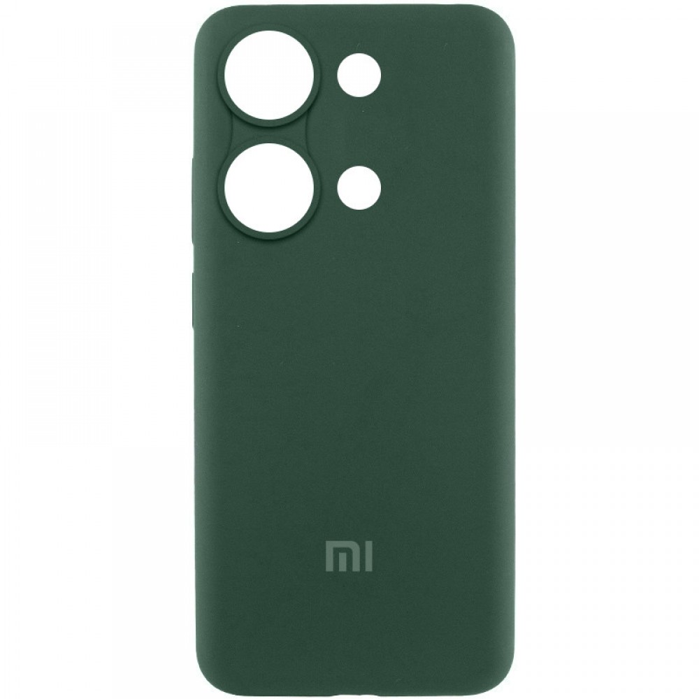 Чохол Silicone Cover Lakshmi Full Camera (AAA) with Logo для Xiaomi Redmi Note 13 Pro 4G Зелений / Cyprus Green