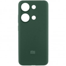 Чохол Silicone Cover Lakshmi Full Camera (AAA) with Logo для Xiaomi Redmi Note 13 Pro 4G Зелений / Cyprus Green