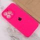 Чохол Silicone Case Full Camera Protective (AA) для Apple iPhone 14 Pro Max (6.7") Рожевий / Barbie pink