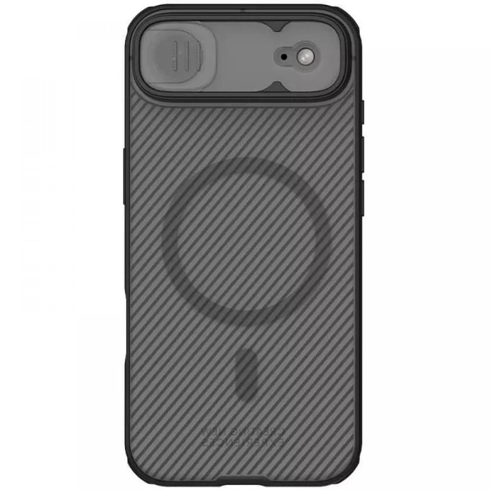 Карбонова накладка Nillkin CamShield Pro Magnetic для Apple iPhone 17 Air (6.5") Transparent black