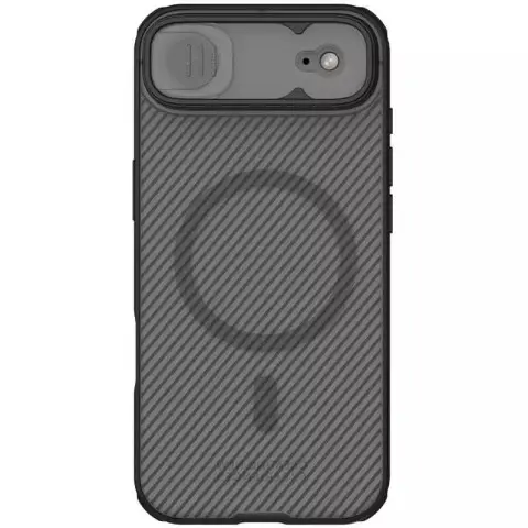 Карбонова накладка Nillkin CamShield Pro Magnetic для Apple iPhone 17 Air (6.5") Transparent black