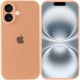 Чохол Silicone Case Full Camera Protective (AA) для Apple iPhone 16 Plus (6.7") Помаранчевий / Cantaloupe