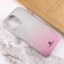 TPU+Glass чохол Swarovski для Apple iPhone 13 Pro (6.1") Рожевий