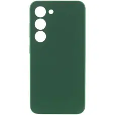 Чохол Silicone Cover Lakshmi Full Camera (AAA) для Samsung Galaxy S22 Зелений / Cyprus Green