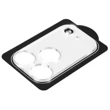 Захисне скло на камеру Full Block (тех.пак) для Apple iPhone 17 Pro Max (6.9") Прозорий