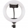 Кільцева світлодіодна LED лампа Arc Ring 8" + tripod 1.6m Black