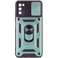 Чохол Ummi Camshield Serge Ring для Samsung Galaxy A03s Зелений / Green