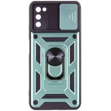 Чохол Ummi Camshield Serge Ring для Samsung Galaxy A03s Зелений