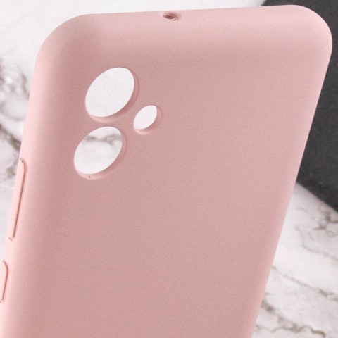 Чохол Silicone Cover Lakshmi Full Camera (AA) with logo для Samsung Galaxy A06 Рожевий / Pink Sand
