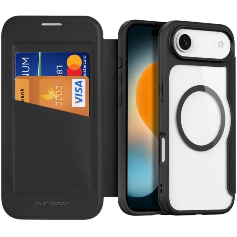 Чохол-книжка Dux Ducis Skin X Pro with MagSafe для Apple iPhone 17 Air (6.5") Black
