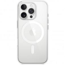 Чохол Clear Case (AAA) with MagSafe and Animation для Apple iPhone 16 Pro Max (6.9") Clear
