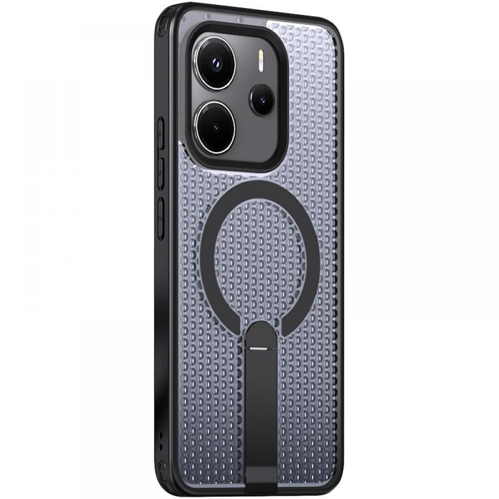 Чохол TPU Breeze with MagSafe stand для Xiaomi Redmi Note 14 4G (Europe version) Black