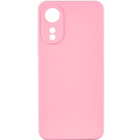 Чохол TPU GETMAN Liquid Silk Full Camera для Oppo A78 4G Рожевий / Pink
