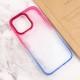 Чохол TPU+PC Fresh sip series для Apple iPhone 13 Pro Max (6.7") Синій / Рожевий
