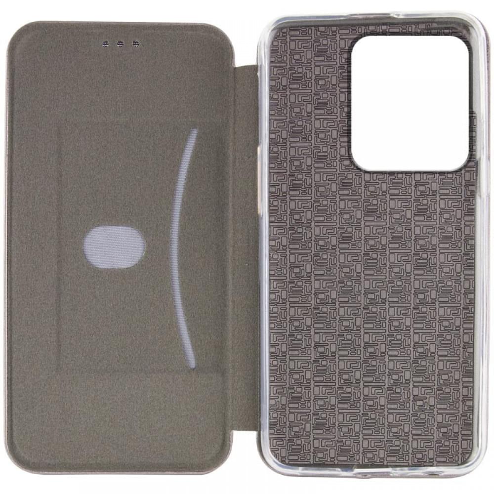 Шкіряний чохол-книжка Classy для Motorola Moto G75 5G Сірий