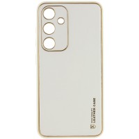 Шкіряний чохол Xshield для Samsung Galaxy S23 Білий / White