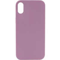 Чохол Silicone Case Full Protective (AA) NO LOGO для Apple iPhone X / XS (5.8") Ліловий / Lilac Pride