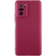 Чохол Silicone Cover Lakshmi Full Camera (AAA) для Xiaomi Redmi Note 10 / Note 10s / Poco M5s Бордовий / Plum