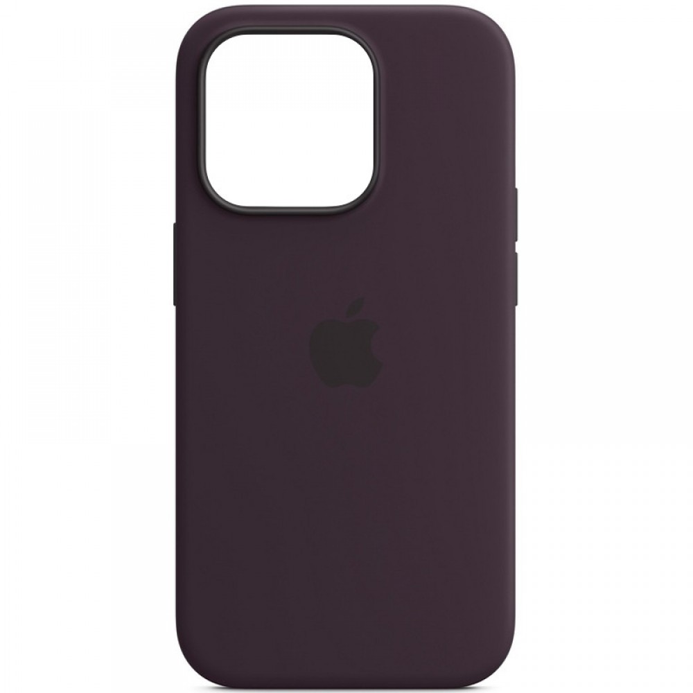 Чохол Silicone case (AAA) with Magsafe and Animation для Apple iPhone 14 Pro Max (6.7") Фіолетовий / Elderberry