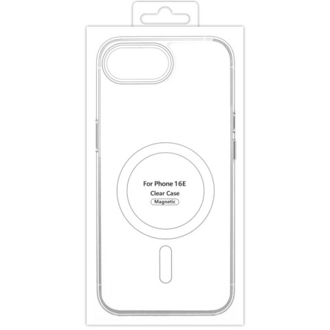 Чохол TPU Clear Case with MagSafe для Apple iPhone 16e (6.1") Clear