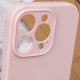 Чохол Silicone Case Full Camera Protective (AA) NO LOGO для Apple iPhone 16 Pro Max (6.9") Рожевий / Chalk Pink