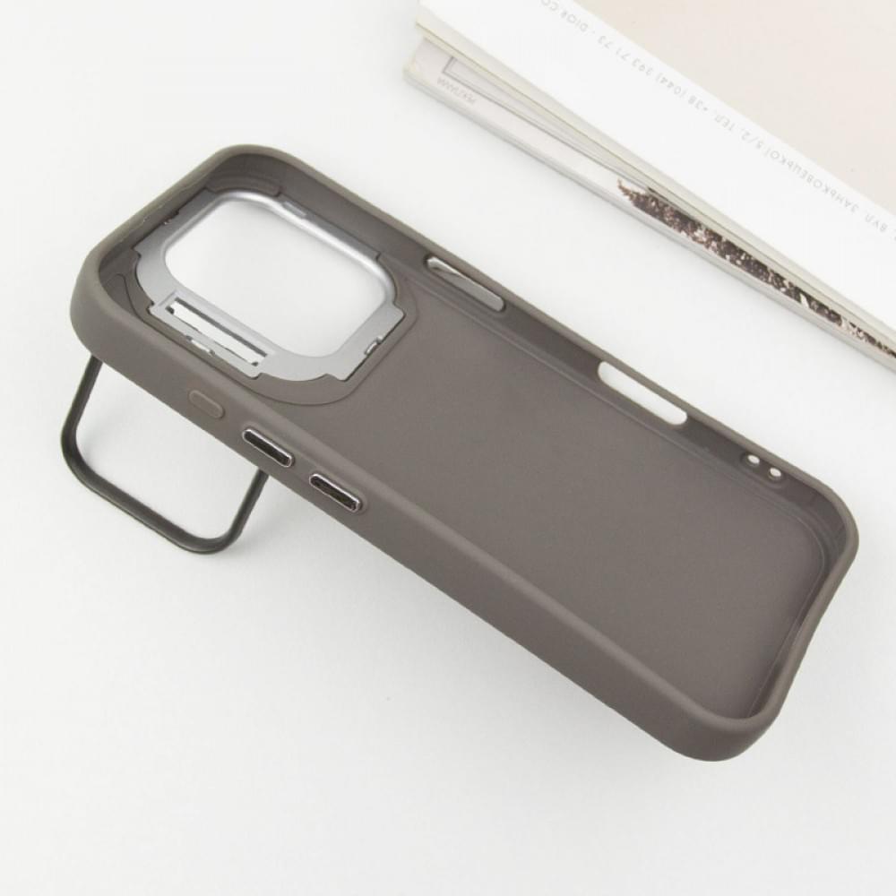 TPU+PC чохол Friends для Apple iPhone 16 Pro (6.3") Grey Wolf