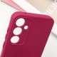 Чохол Silicone Cover Lakshmi Full Camera (A) для Samsung Galaxy A55 Бордовий / Marsala