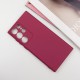 Чохол Silicone Cover Lakshmi Full Camera (AA) для Samsung Galaxy S24 Ultra Бордовий / Marsala